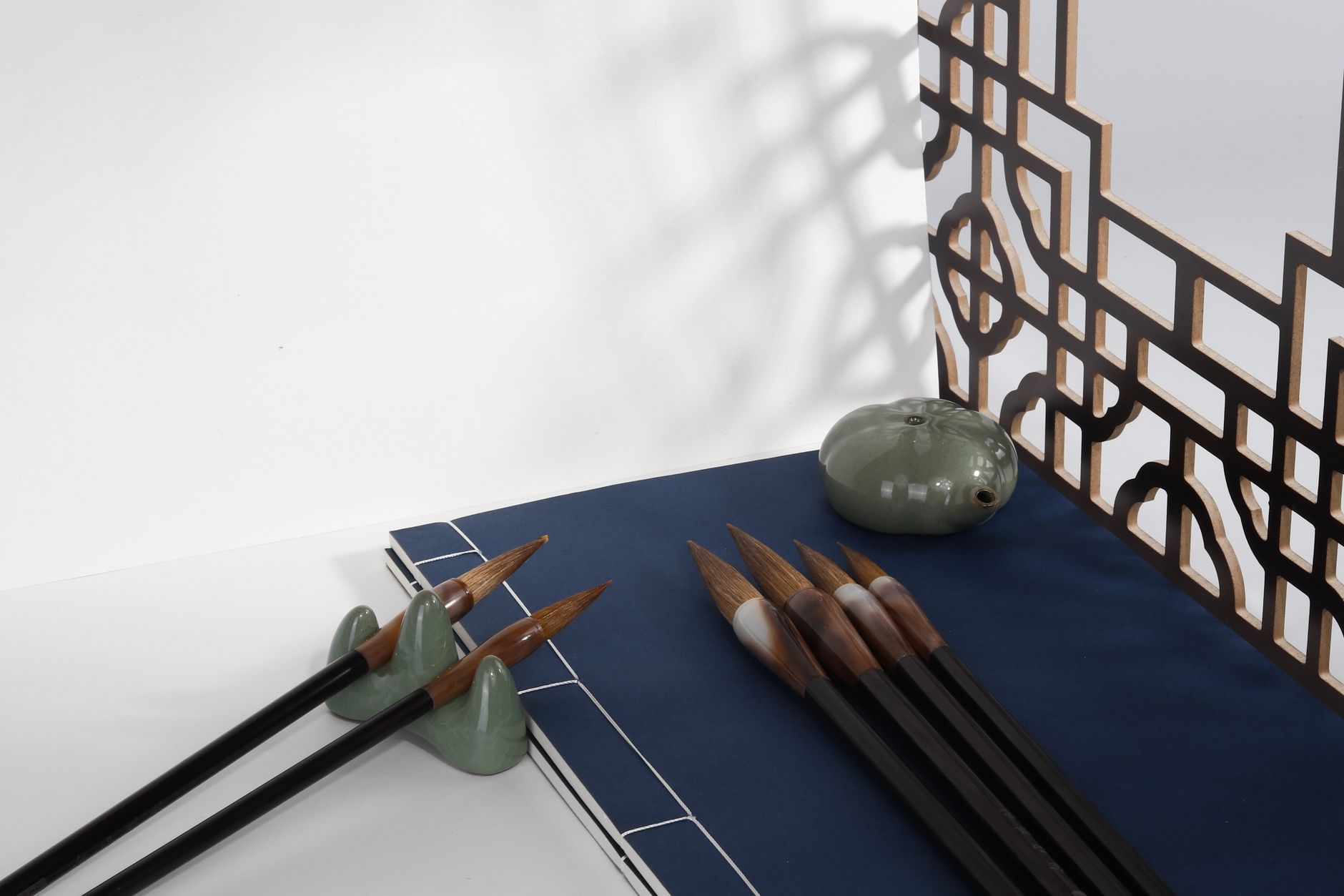 a close up shot of paint brushes